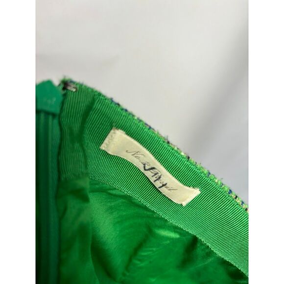 J Crew Skirt Women's size 6 Small Green Tweed Preppy No 2 Pencil Twee Academia - Picture 4 of 5